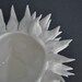 Micro Urchin Bowl - White Vessel Sculpture Art Decor Ceramic Porcelain