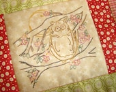 Owl Full Moon Hand Embroidery PDF ePattern Instant Digital Download