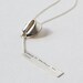 magic is something you make - 18" sterling silver fortune cookie lariat with fortune message in front