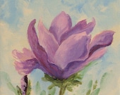 Japanese Magnolia  6" x 6" Original Painting on Gallery Wrapped Canvas by Torrie Smiley