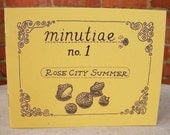 Minutiae No. 1 - Rose City Summer Zine - Portland / Oregon / bicycle / summer / motorcycle