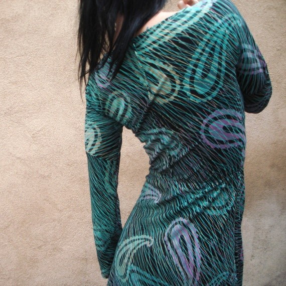 iheartfink SALE - Bohemian Like You - iheartfink Handmade Paisley Ruffle Dress