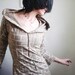Sugar Cube - iheartfink Handmade Hand Printed Geometric Print Womens Hoodie Hooded Top