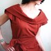 Not So Long Ago - Handmade iheartfink Cowl Dress with Belt