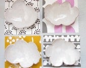 4 small cloud dishes for sushi, tea spoons, or jewelry