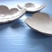 3 small cloud dishes