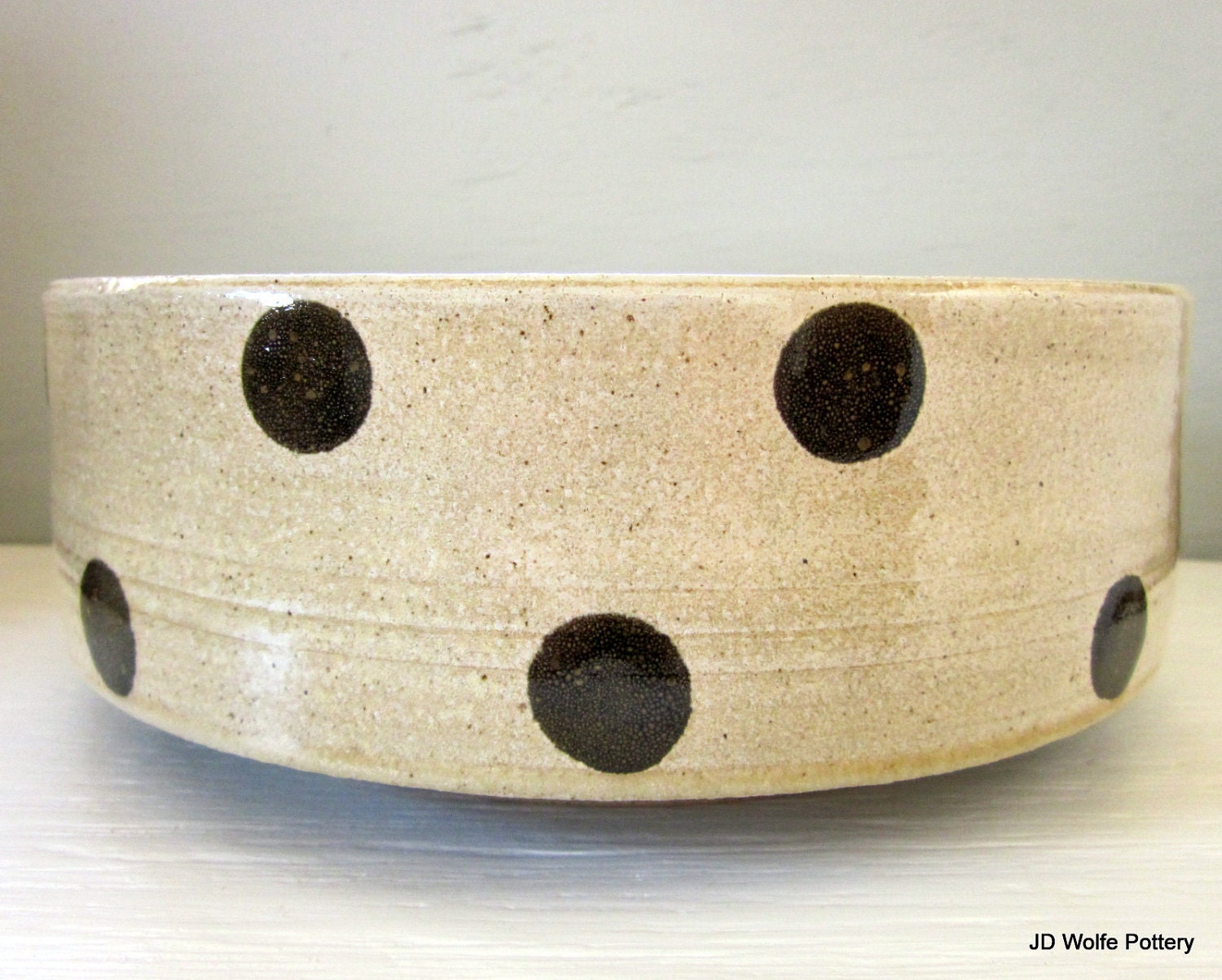 cake stand polka dotted charcuterie/cheese block pedestal - made to order