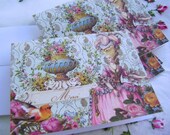 4 Merci Marie Antoinette Note Cards by Vintage Bella