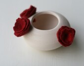 Red Blooming Vase