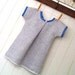 Pure and simple tunic dress - eco vintage pure linen - made to order