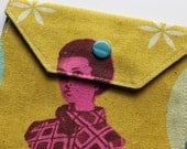 Snappy Card Holder - Vintage Lady - New Fabric