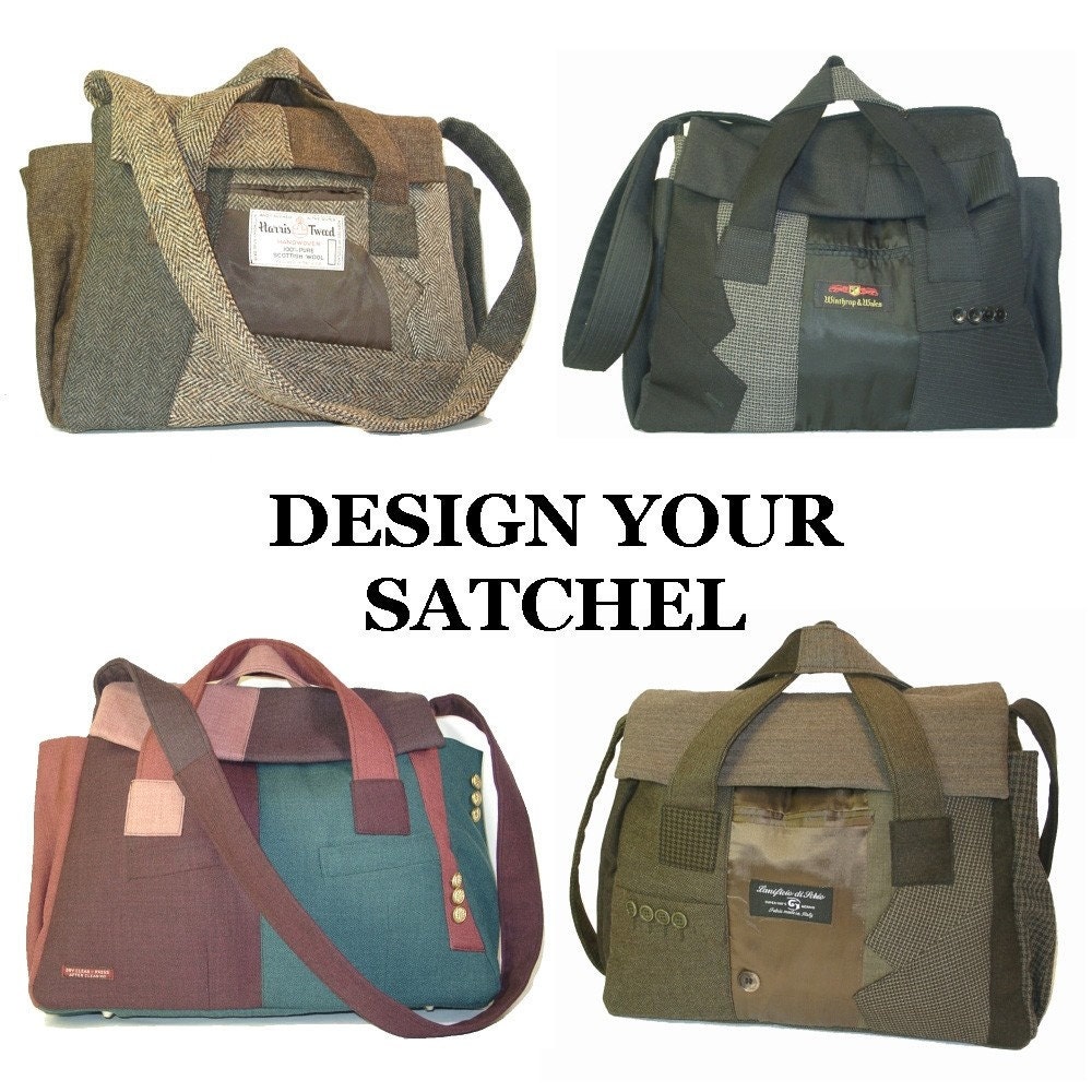 Sir Franklin Satchel - Made To Order - Your choice of colors