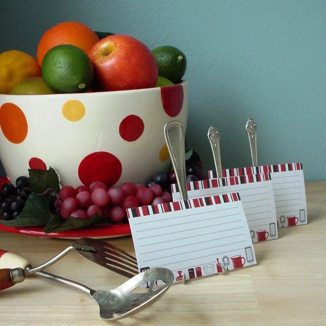Fork Easel with Recipe Card Bundle