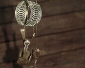 Boho Chic Cup and Saucer Silverplate Spoon Wind Chime
