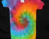 Over the Rainbow Tye Dye One Piece Romper 3, 6, 12,18 months