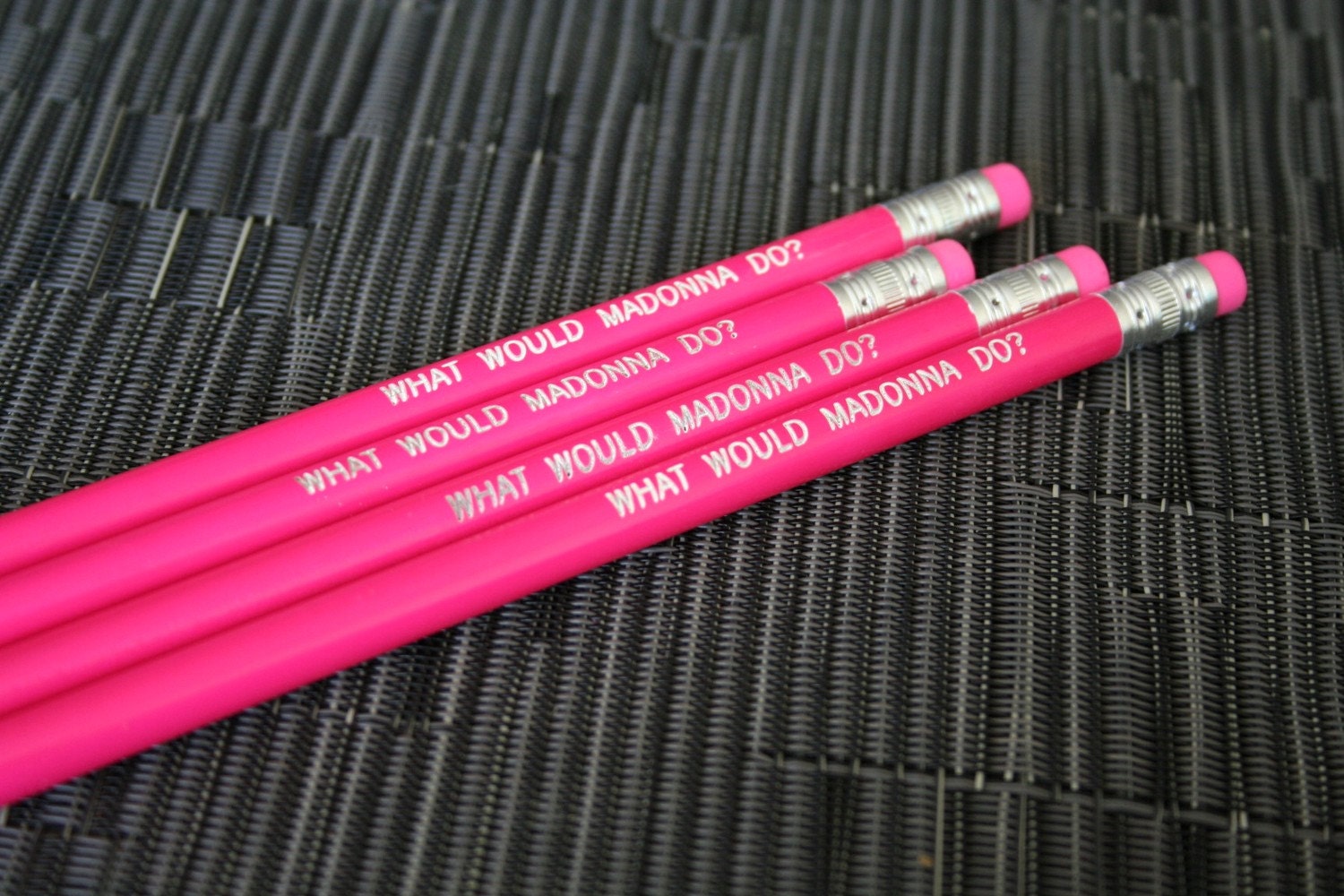 What would Madonna do pencils. hot pink inspriation from the queen of reinvention.