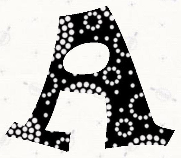 Printable Alphabet Letters:  Ravie  font alphabet template in pdf.
