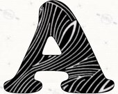 Printable Alphabet Letters: Cooper Black alphabet template