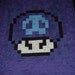 Poison Mario mushroom blanket