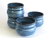 Set of 4 Stacking Soup Bowls - Pacifica Glaze