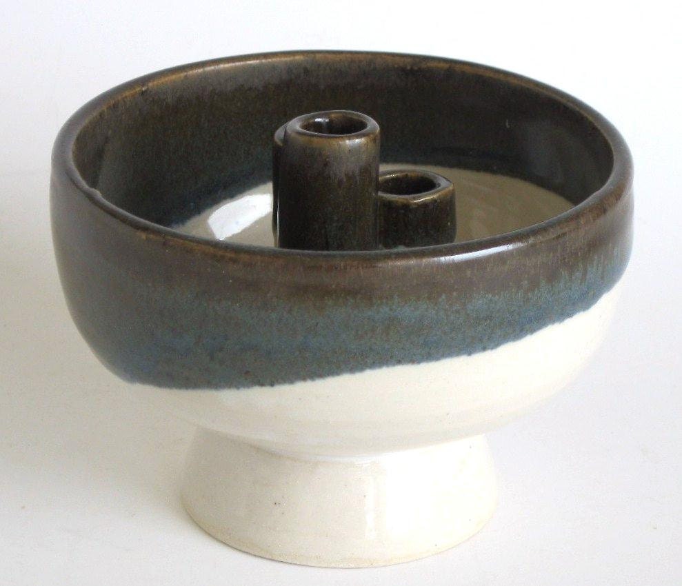 Ikebana Vase - Midnite Glaze