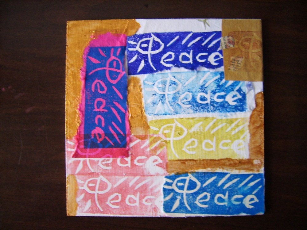 PEACE - Original collage