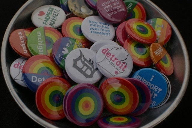 Batch of 20 Pride Buttons 1-1/4 inch
