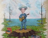 Original Fine Art Painting - Hank Williams - by Mr. Hooper