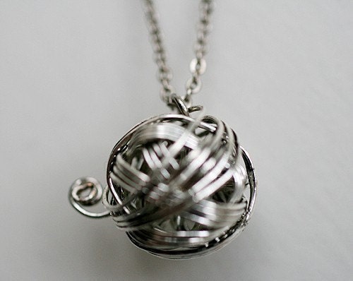 Ball of Yarn Necklace