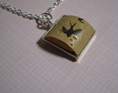 Swallow Bird Cork Necklace