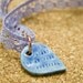 my heart is at your festival -- porcelain poem pendant