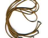 Brown Cords with Clasp 5 Pack