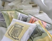Dryer Sachet Sheet Alternative Pillows Recycled Material Organic Lavender Twelve Sets of Two