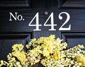 Door House Numbers Vinyl Decal (Address, front door, vinyl, custom, exterior, holiday, seasonal, vinylvineyard, vinyl vineyard)