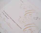 Mr. and Mrs. Fancy Script Wedding Invitations