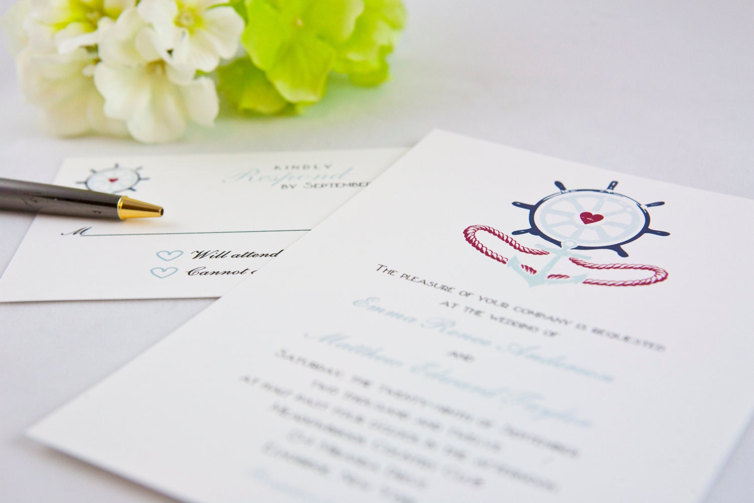 Anchor Wedding Invitations