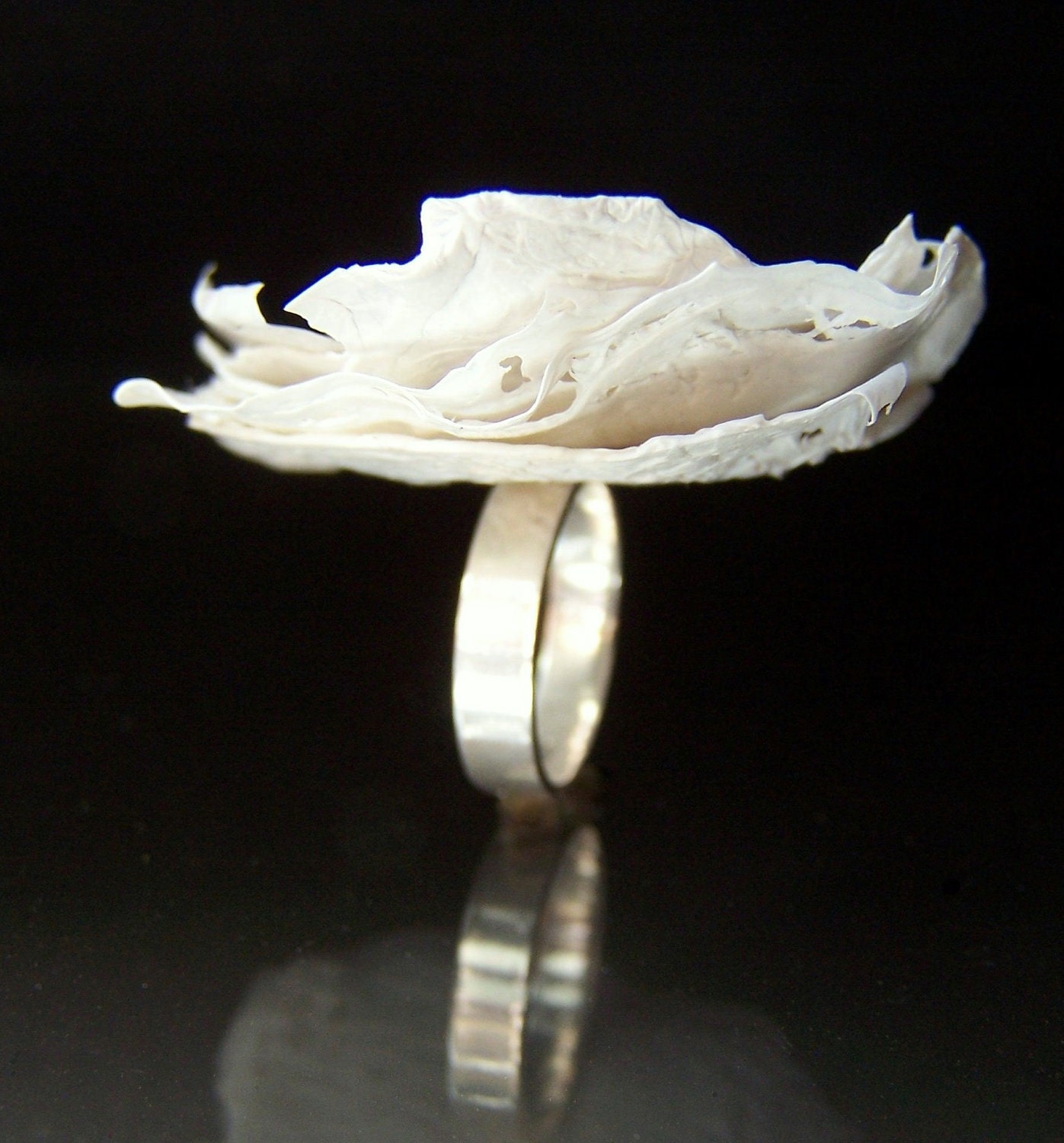Fused Plastic Ring - Environmentally Friendly Jewelry