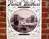 Punch Brothers- Hand-Printed Tour poster
