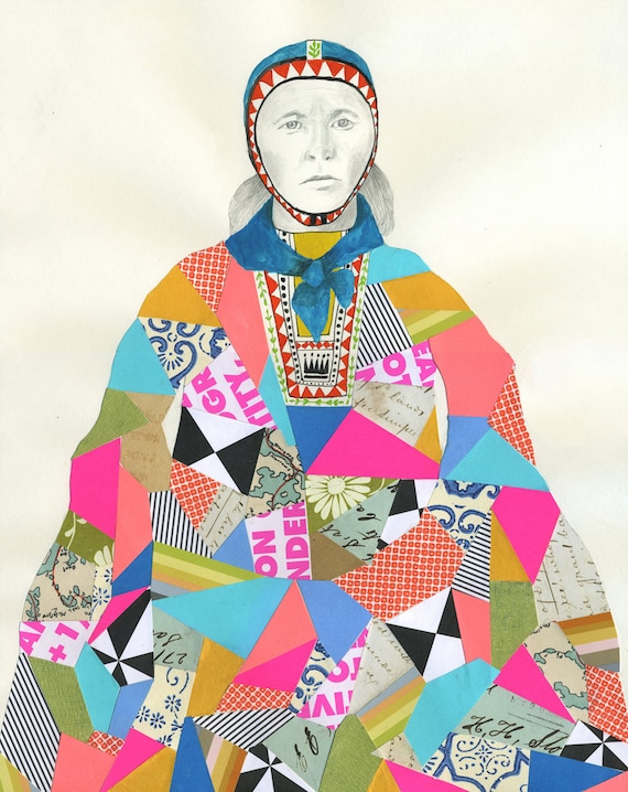Sami Woman Print