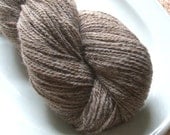 Light Brown AMERICAN GROWN Alpaca Sock Knitting yarn 400 yard skeins  Heavy Fingering Weight
