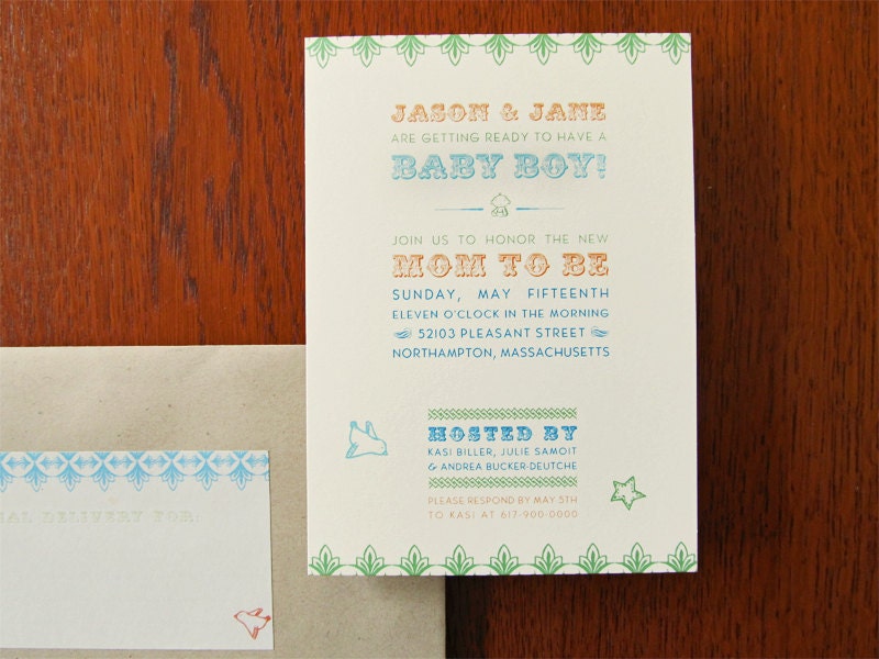 10 Cirque Invitations by Earmark - Great for Showers, Birthdays and more