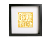 Create Happiness Typography Art Giclee Print Great Wall Decor for Home Studio or Office