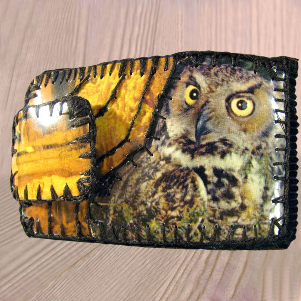 Owl Collage Wallet