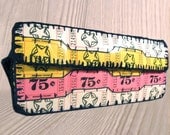 Pink, Yellow and White Raffle Ticket Wallet