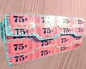 Pink Raffle Ticket Wallet