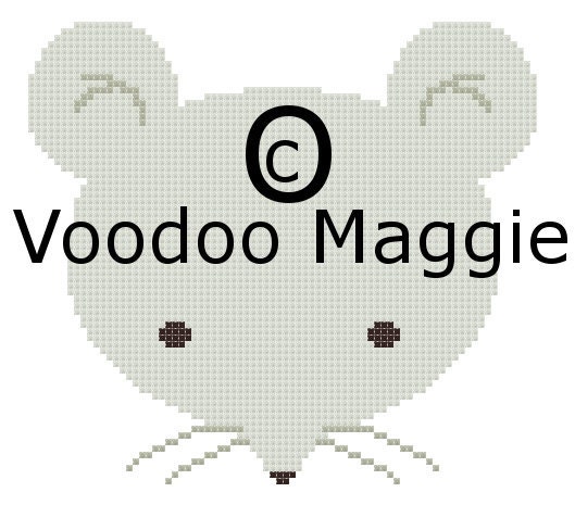 Woodland Mouse Cross stitch pattern