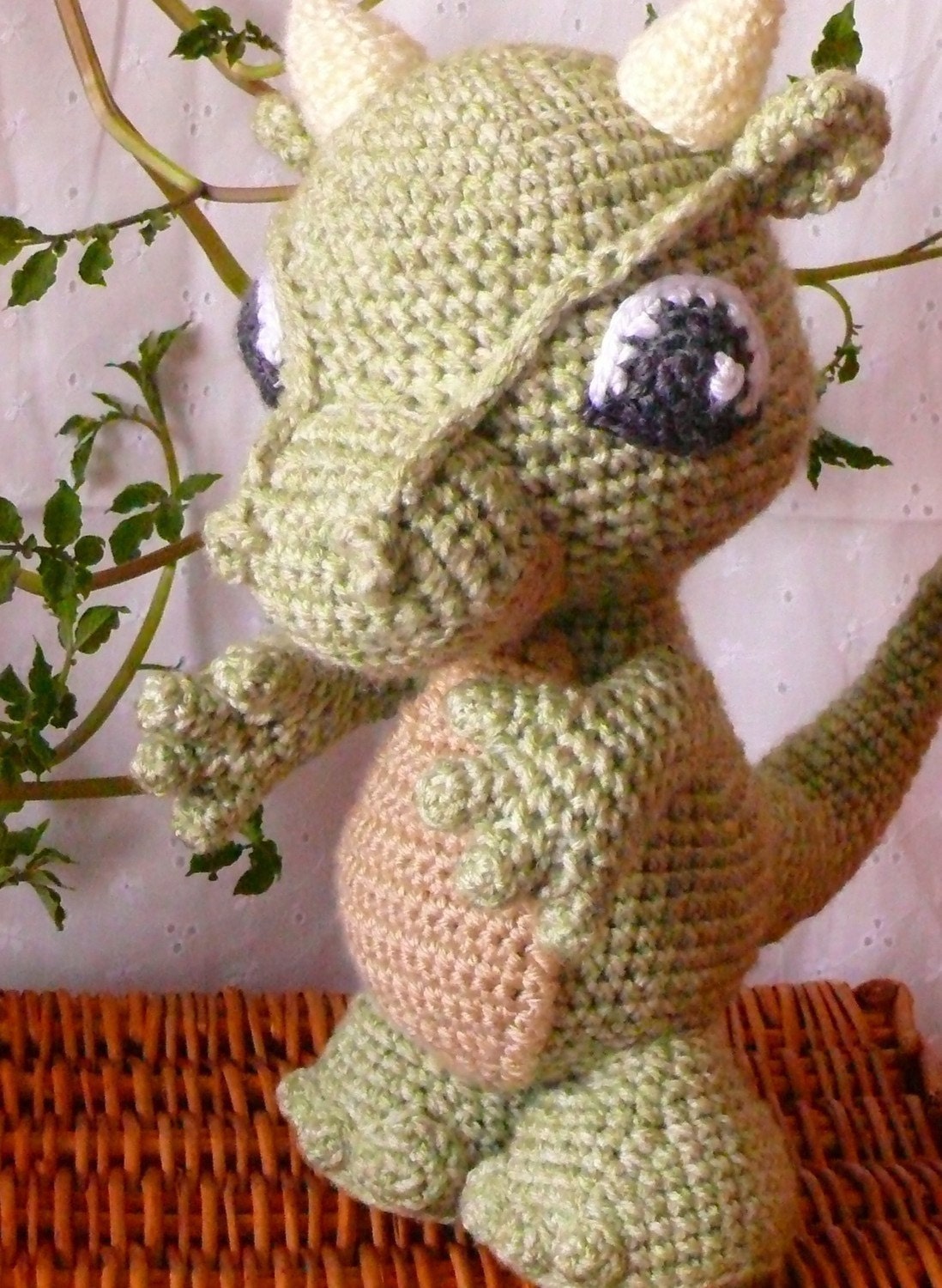Amigurumi Baby Dragon Crochet Pattern PDF