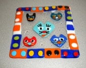 On Sale - Medium Size Trivet - Kitty Wonderland