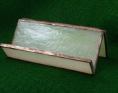 Business Card Holder - translucent light green