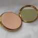 Vintage Compact, England, Fuscia, Goldtone, Marcasites, ca 1960s NT-1106